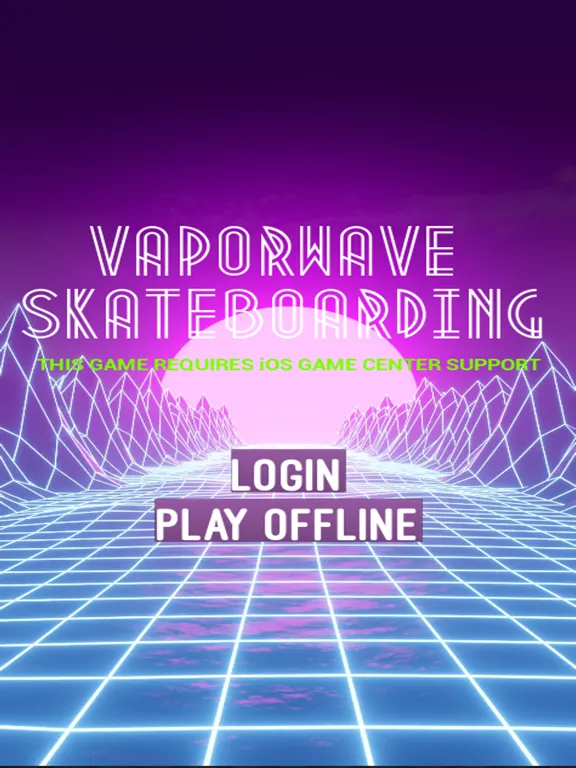 Captures d'écran de Vaporwave Skateboarding iPad 